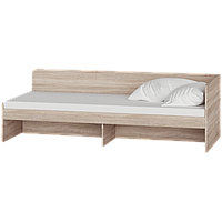 Ліжко односпальне для підлітків без ящиків 80х190 Еверест дуб сонома