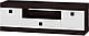 Телевізійна тумба з висувними шухлядами ТВ 1500 Венге темний + Білий 150х38х50.5 см Еверест, фото 4