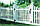 Хвіртка для паркану ПВХ "VILLA" (104,5х91,5х5 см), фото 3