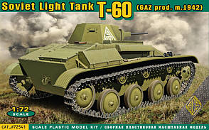 Танк Т-60 виробництва заводу ГАЗ (мод. 1942). 1/72 ACE 72541