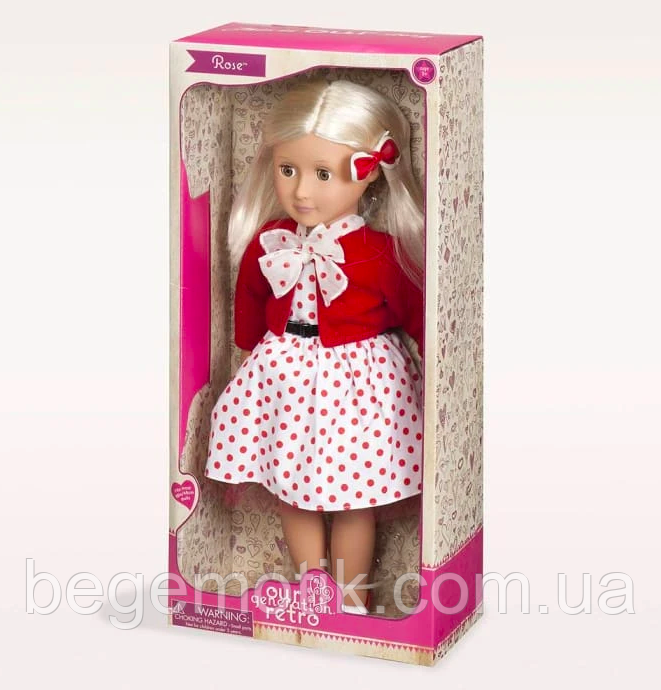 Battat Большая кукла Роуз 46 см Our Generation Regular Doll Rose - фото 3 - id-p1160436266