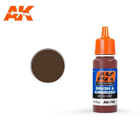 Фарба для моделей. Стара іржа-аріл. 17мл. AK-INTERACTIVE AK-709, фото 1