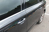 Хром накладки на ручки Audi A6 2011-2019 (Autoclover/Корея/B833), фото 6