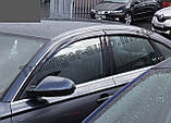 Дефлектори вікон (вітровики) Audi A6 (C7) 2011-2022  (6шт./Autoclover/Корея), фото 6