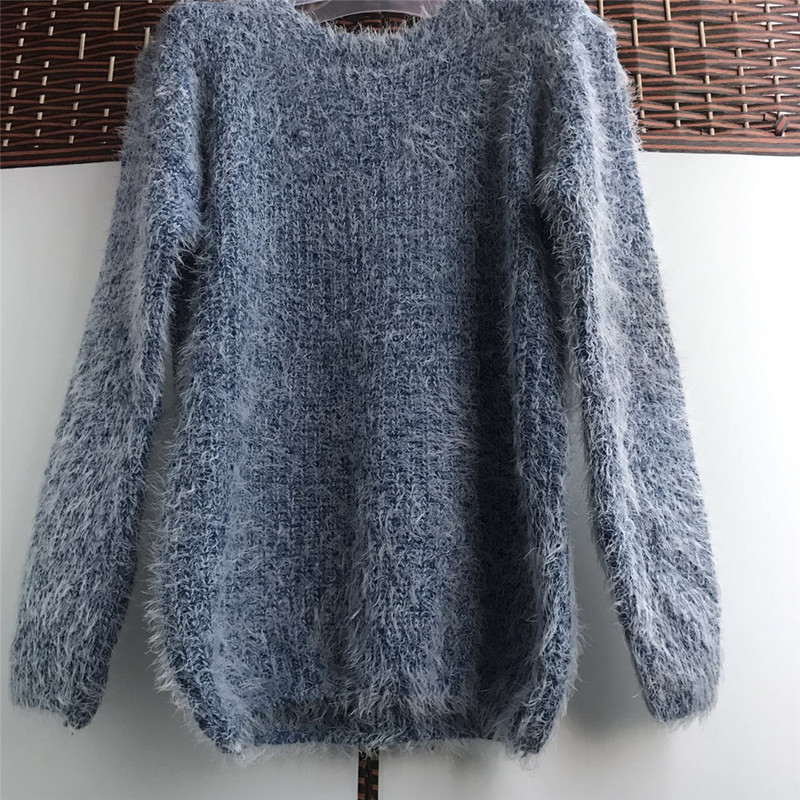 Жіночий джемпер кофта травичка синій, фото 1