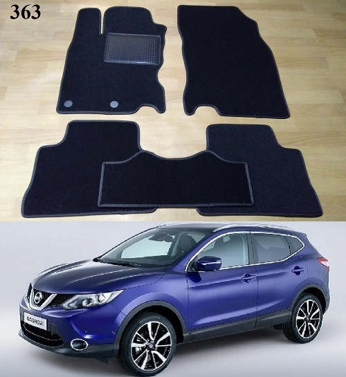 Ворсові килимки на Nissan Qashqai J11 '14-21