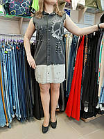 Платье-рубашка женская "Серая варенка"