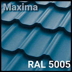 Металочерепиця MAXIMA 0,45 мм PEMA RAL 5005 Італія