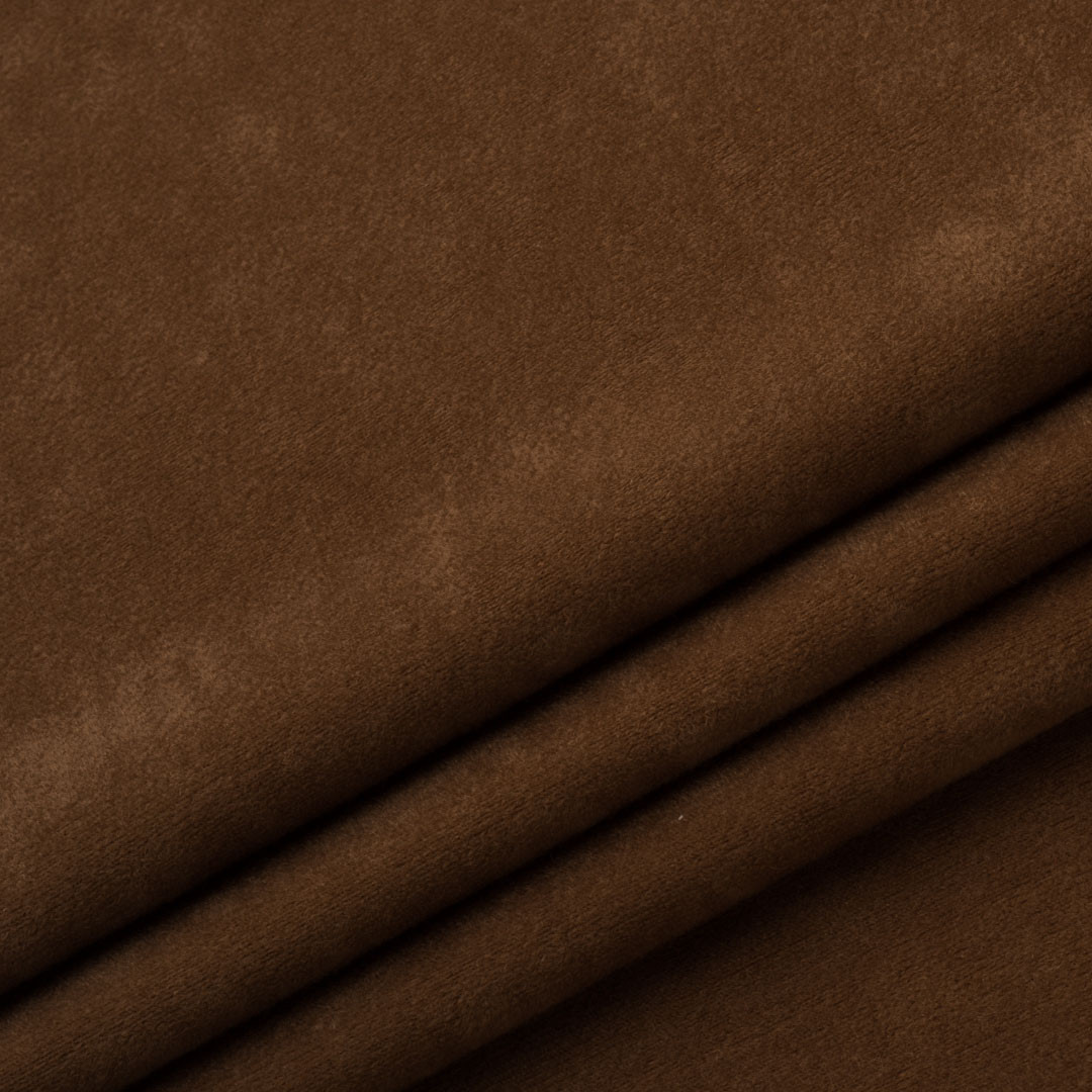 Велюр для подушок Алоба коричневого кольору