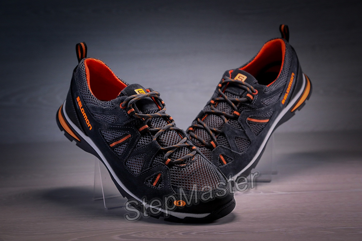 Кроссовки мужские Salomon Ultra Track кожа нубук сетка - фото 7 - id-p1160485927