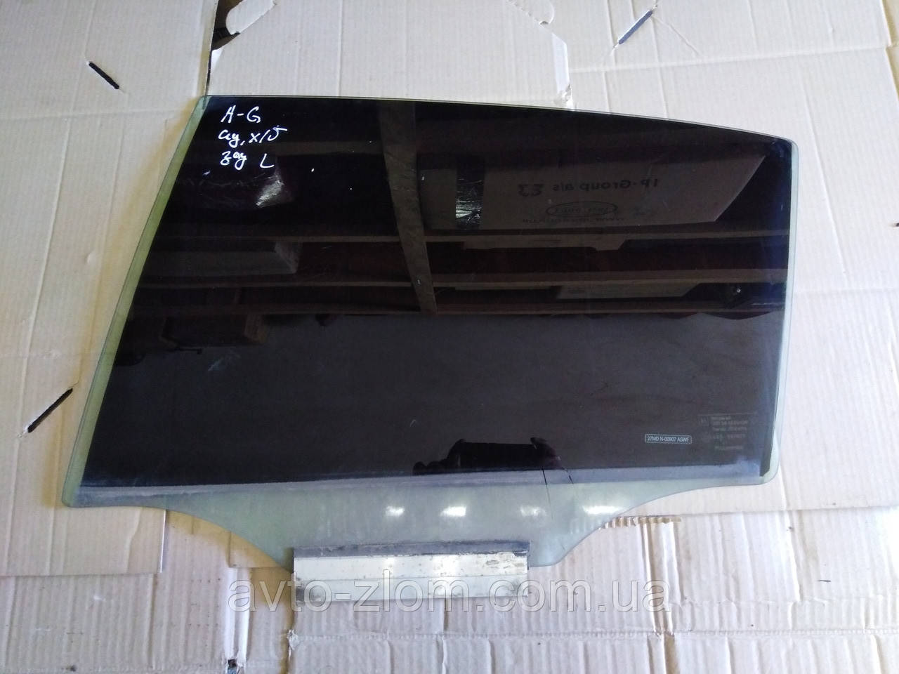 Скло дверне Opel Astra G, Опель Астра Г. Заднє ліве. Седан, хітчбек., фото 1