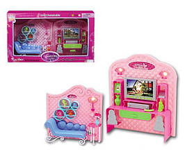 KM2932BT Іграшка Меблі вітальня для ляльки, світло, коробка 55*10*32 см