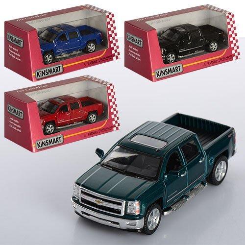 KMKT5381W Машина металева Kinsmart Chevrolet Silverado в коробці 16*8,5*7,5см