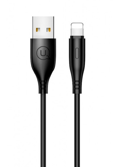 Кабель USAMS US-SJ266 USB-Lightning U18 100 см Чорний (SJ266USB01)