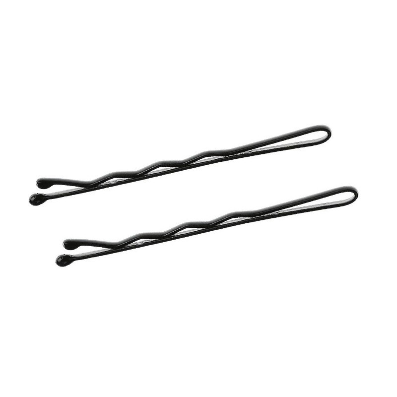 Невидимки TICO Professional хвилясті чорні 60мм. 200гр., фото 1