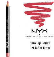 Матовий олівець для губ NYX Suede Matte Lip Liner відтінок Plush Red 813 Оригінал