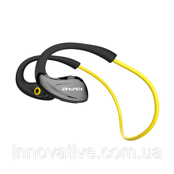Бездротові Bluetooth навушники Awei A880BL з підтримкою aptX (Жовтий)