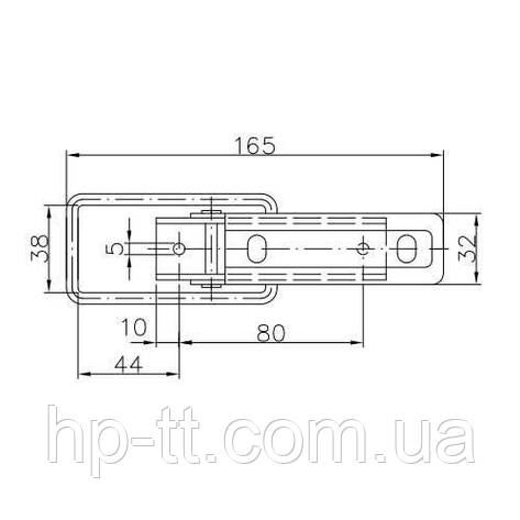 Бортовий замок Winterhoff BV 10-2 1860023, фото 3