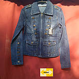 Жіночий джинсовий піджак, фото 3