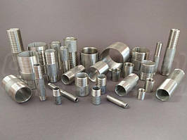 Фітинги різьбові надставки нержавіючі зроблені із труби