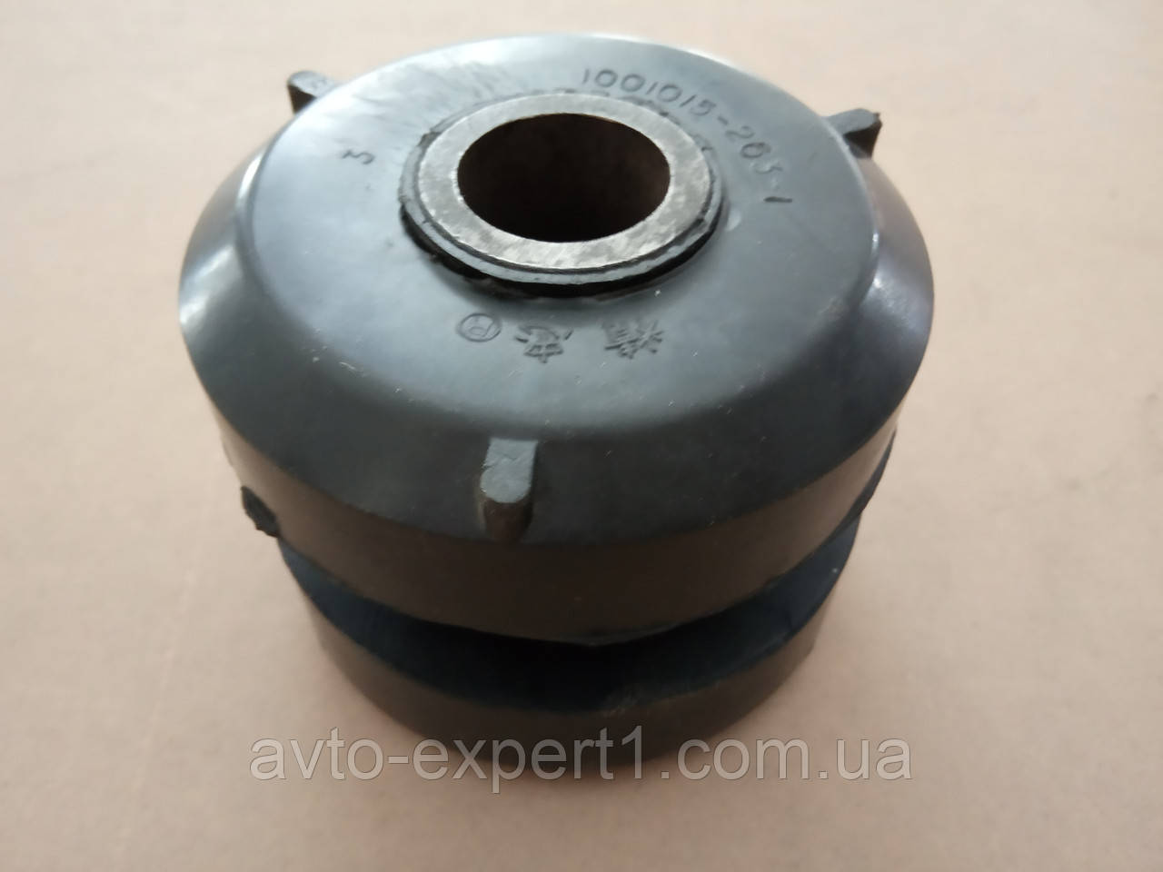Подушка двигуна задня (3S100106-263) (d24*d87h73) FAW CA3252, фото 1