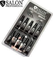 Клей для накладных ресниц SALON PROFESSIONAL (10шт x 1ml) черный