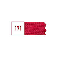 Спіральна блискавка №3 рулонна S-171 червоний темний 10,2 гр/м (рул 200м) ZIP