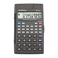 Калькулятор инженерный 8+2 разрядов, 56 функций, BS-110, Brilliant