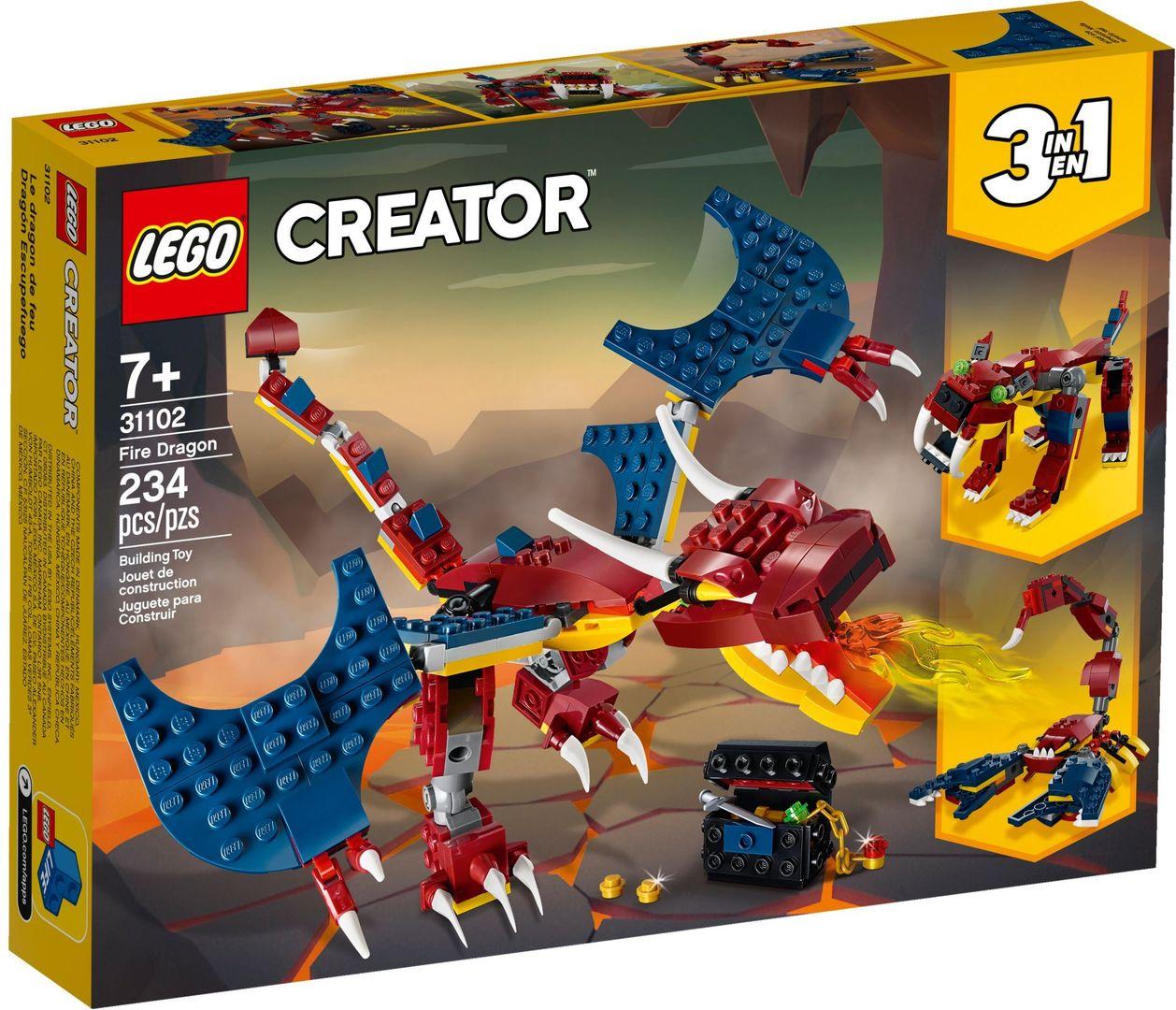 Lego Creator Вогняний дракон 31102