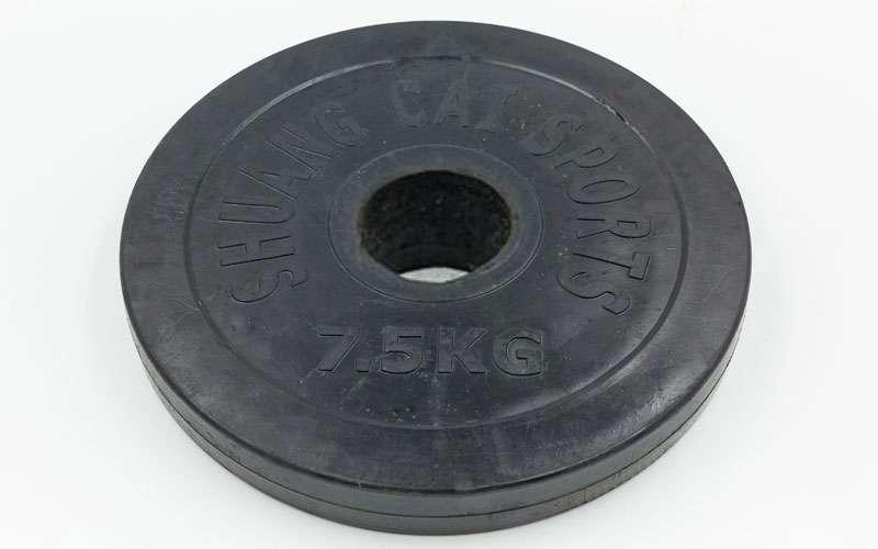 Диски обгумовані 7,5 кг d-52мм ТА-1803 (шт ), фото 1