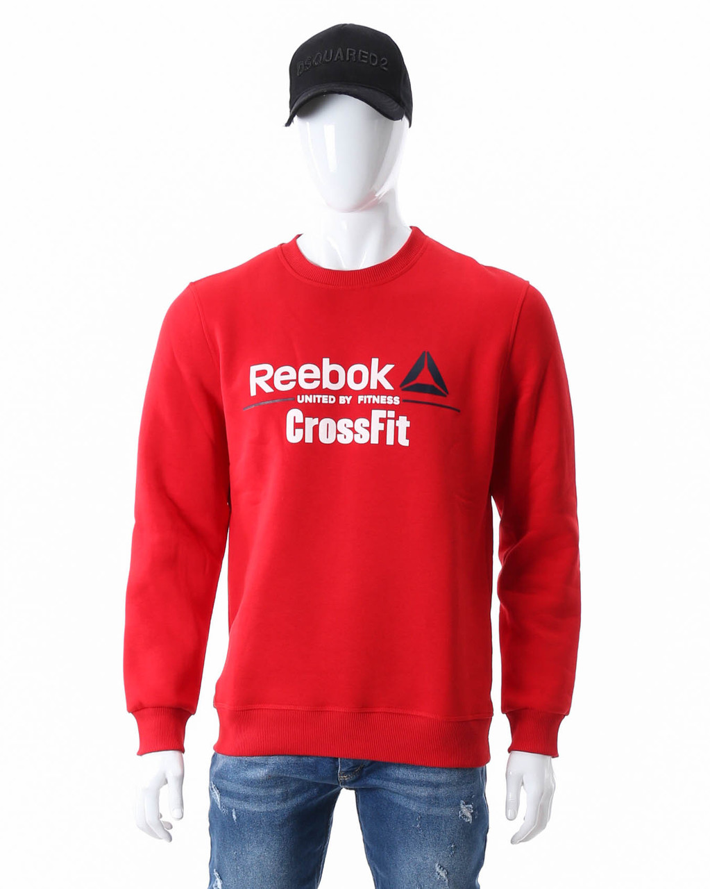 Світшот осінь-зима червоний REEBOK з лого RED 2XL(Р) 18-402-003