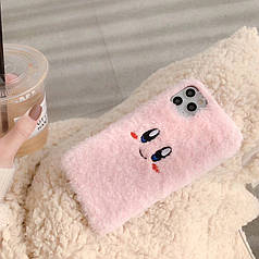 Чохол/ Панель Alitek для Apple iPhone Айфон 11 Pink Eyes (плюш)