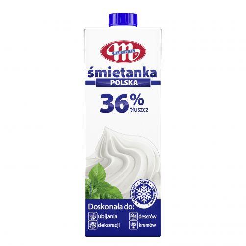 Вершки ультрапастеризовані Mlekovita «Smietanka 36 %» 1л.