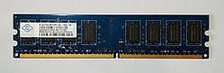 2GB DDR2 800MHz PC2 6400U Nanya 2Rx8 RAM Оперативна пам'ять