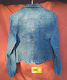 Жіночий джинсовий піджак, куртка, фото 2