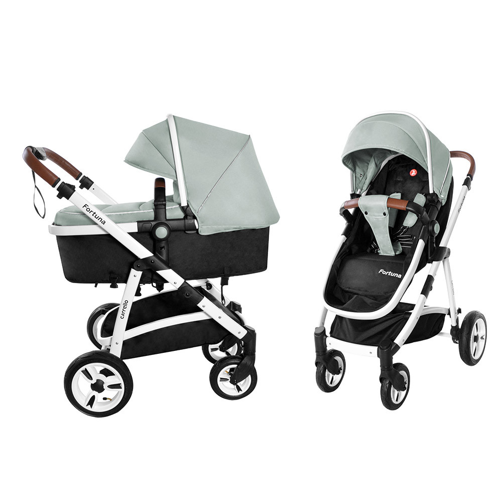Коляска універсальна CARRELLO Fortuna CRL-9001/1 Forest Green 2в1 +дощовик