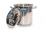 Каструля нержавіюча сталь висока з кришкою 17 л. Arian, фото 2