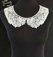 Мереживний комір жіночий білий