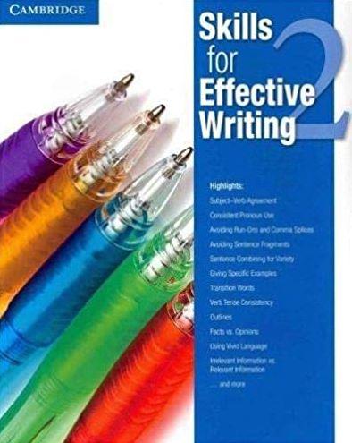 Skills for Effective Writing 2 student's Book