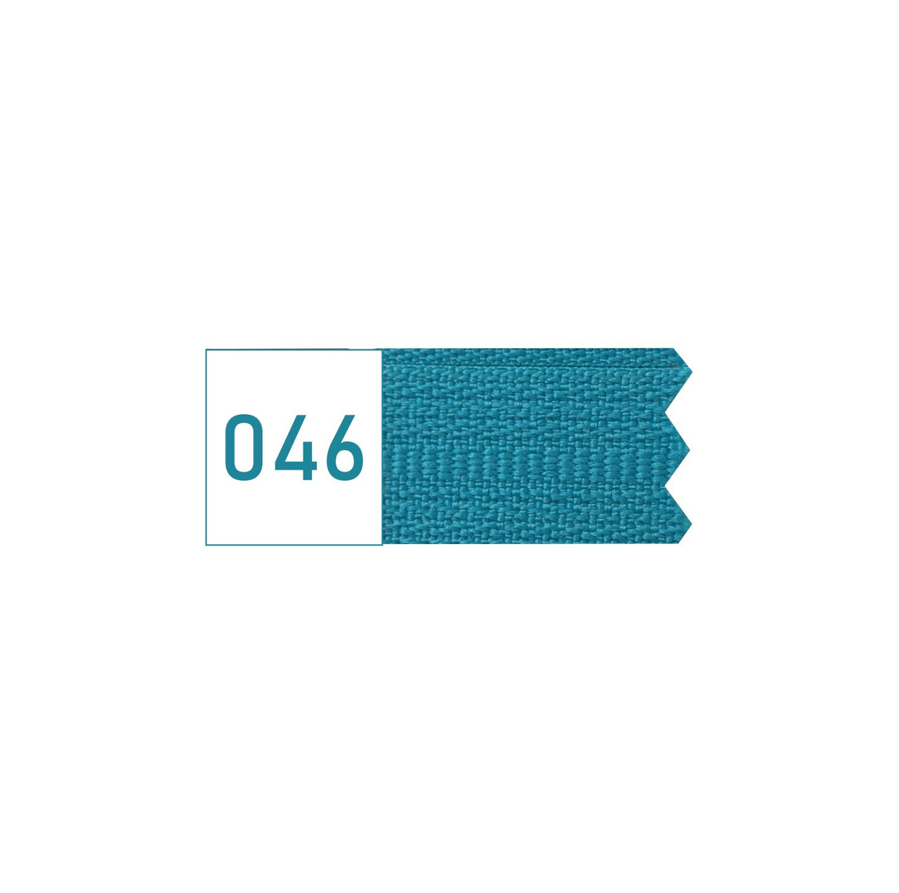 Спіральна блискавка №5 рулонна S-046 блакитний яскравий 13,5 гр/м (рул 200м) ZIP