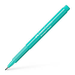 Капілярна ручка Faber-Castell BROADPEN 1554 Pastel Turquoise, колір пастельний бірюзовий, 0,8 мм, 155457