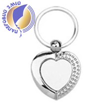 Брелок у формі "Серце" зі стразами для сублімації