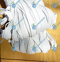 Резинка для білизни плетена 7-8мм синтетика 100м біла, фото 1