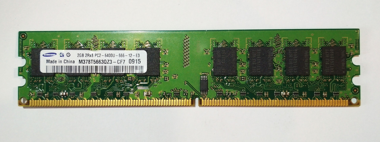 2GB DDR2 800MHz Samsung PC2 6400U 2Rx8 RAM Оперативна пам'ять