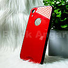Силіконовий чохол Iphone XR "Glass" Червоний (red), фото 3