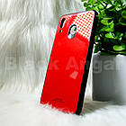 Силіконовий чохол Samsung M20 2019 "Glass" Червоний (red), фото 3