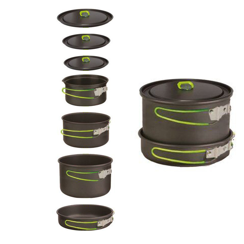 Набір посуду Pinguin Rover L Темно-сірий