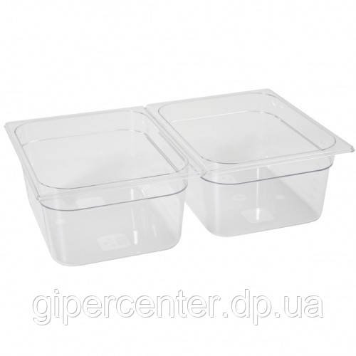 Гастроємність GN 1/2 200 мм із полікарбонату, фото 1