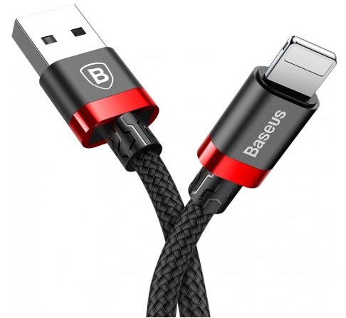 Кабель Baseus USB to Lightning Cable 1.5A (2m) Red-Black