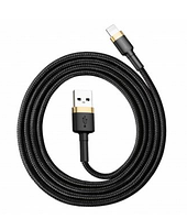 Кабель Baseus USB to Lightning Cable 2.4A (1m) Gold-Black